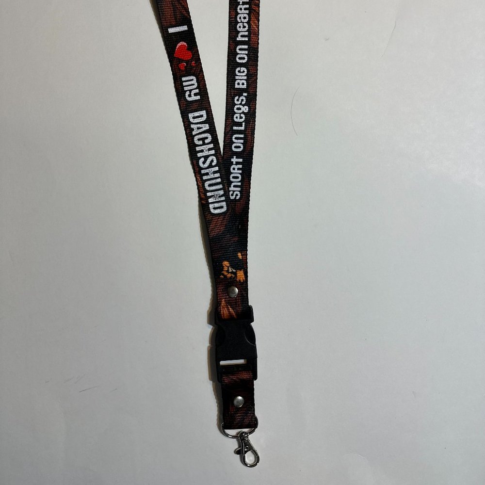 I Love my Dachshund Lanyard for Id's or Keys - Great Gift